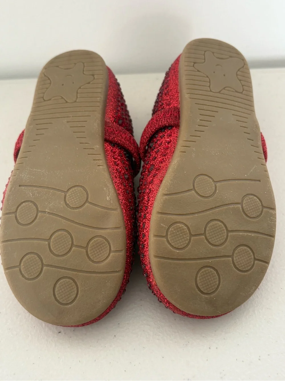 Sparkling Red Girls Mary Jane Dress Shoes